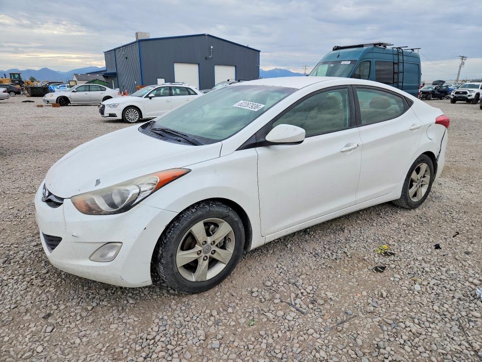 2012 Hyundai Elantra VIN 5NPDH4AE0CH107732 COPART salvage auction — NORMAL WEAR, Ca - Salvage Certificate, sold $150 on 2026-09-29 (photo 1)