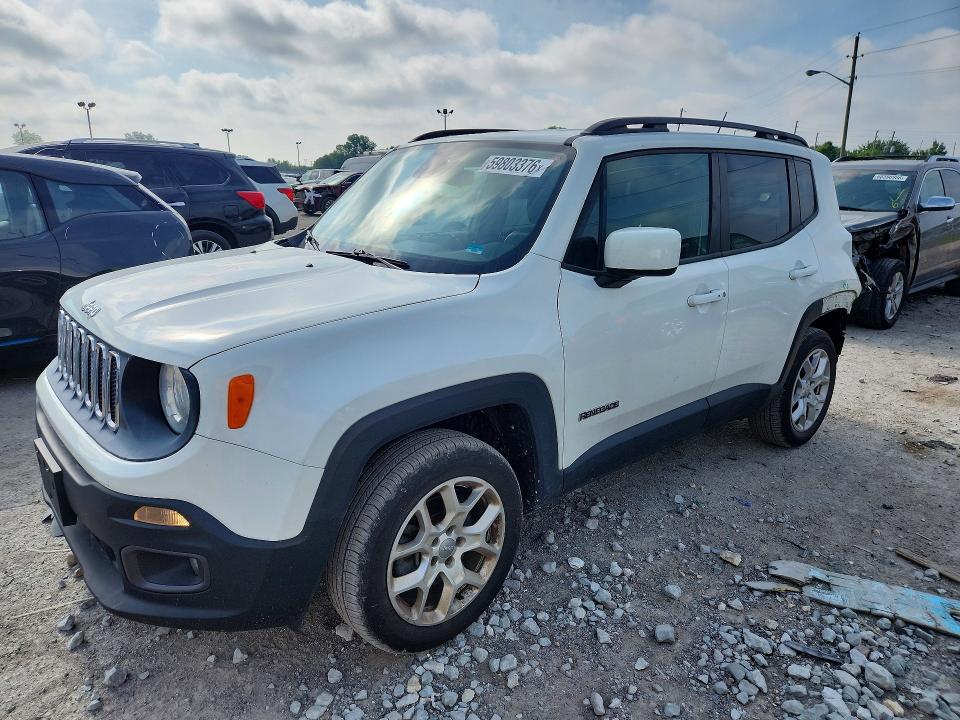 2015 Jeep Renegade VIN ZACCJBBT8FPC40820 COPART salvage auction — REAR END, In - Cert Of Title-Salvage Title, sold $275 on 2026-07-24 (photo 1)
