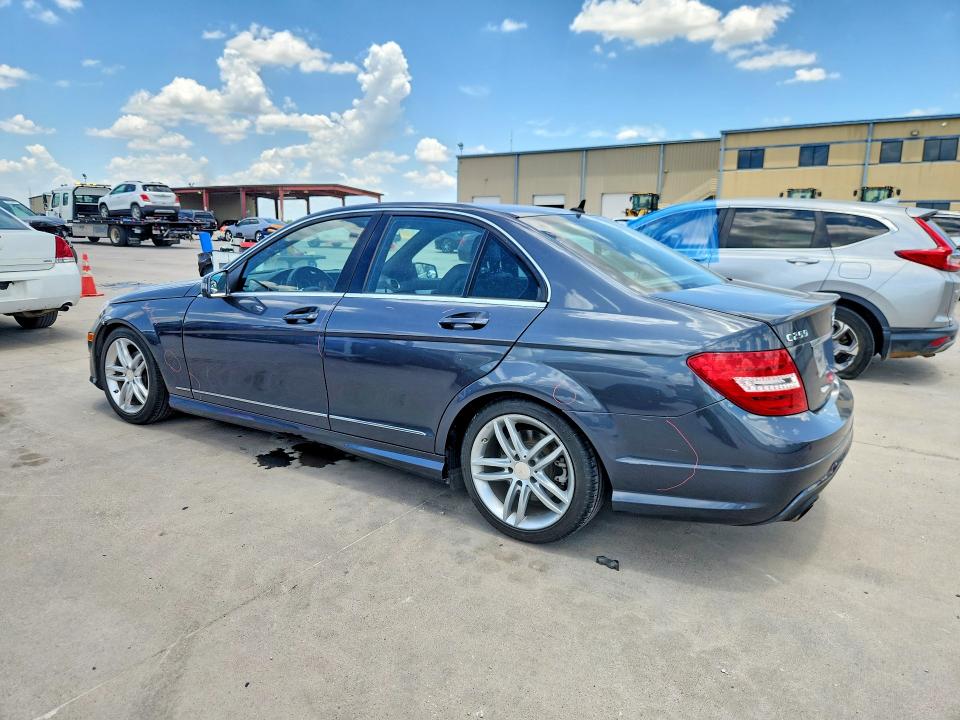 2013 Mercedes-benz C-klasse VIN WDDGF4HB6DR266348 COPART salvage auction — FRONT END, TX - SALVAGE VEHICLE TITLE (P), sold $550 on 2026-07-16 (photo 2)