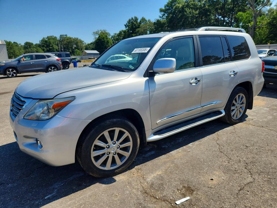 2010 Lexus Lx 570 VIN JTJHY7AX6A4055107 COPART salvage auction — NORMAL WEAR, AL - CERTIFICATE OF TITLE, sold $2,850 on 2026-07-27 (photo 1)