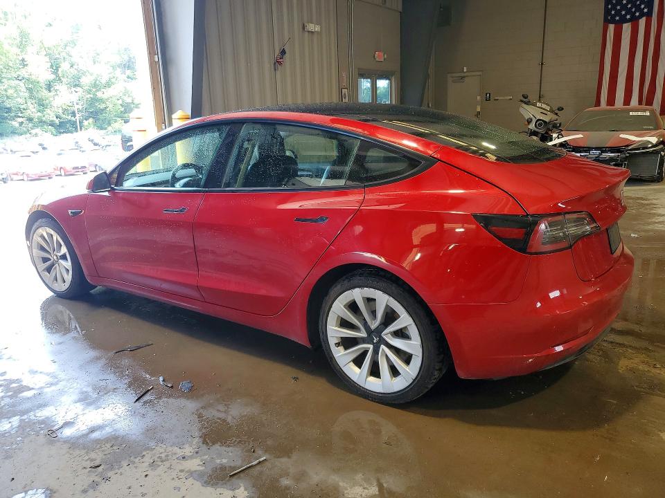 2022 Tesla Model 3 VIN 5YJ3E1EA3NF371300 COPART salvage auction — UNDERCARRIAGE, NY - CERTIFICATE OF TITLE, sold $550 on 2026-07-22 (photo 2)