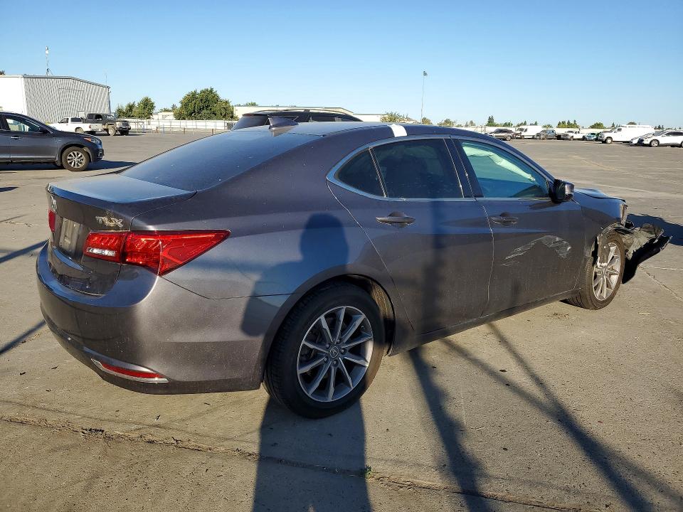 2018 Acura Tlx VIN 19UUB1F3XJA011426 COPART salvage auction — FRONT END, CA - SALVAGE CERTIFICATE, sold $4,050 on 2026-08-03 (photo 3)