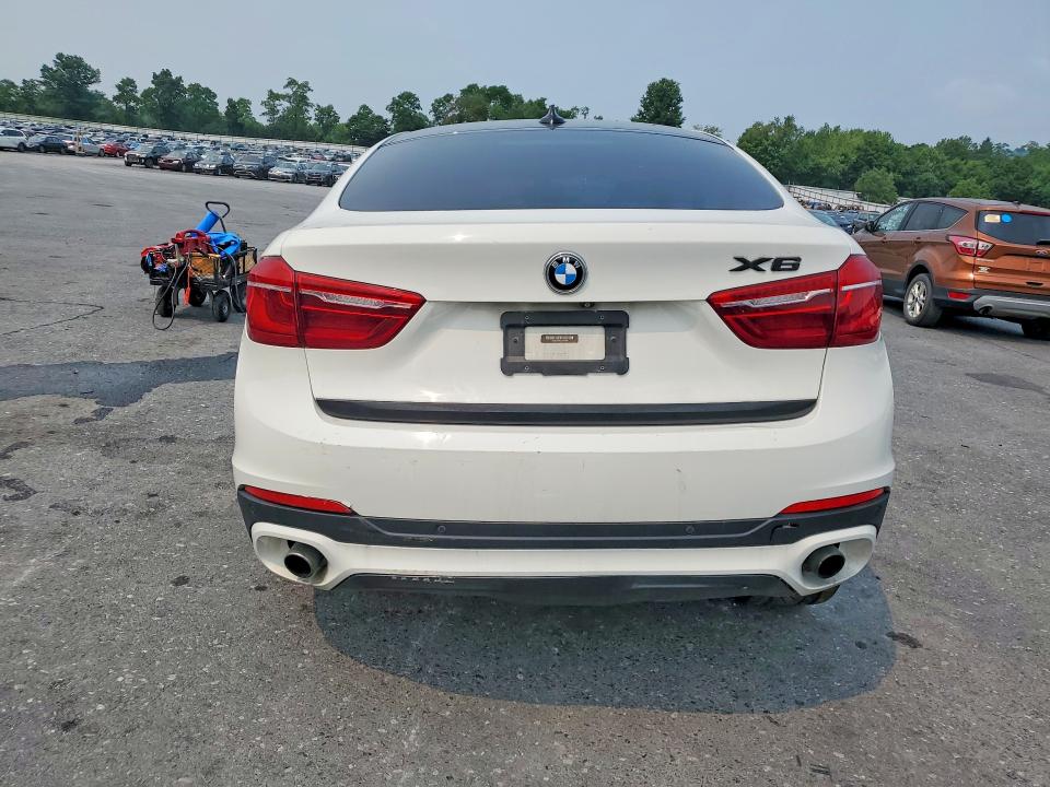 2016 BMW X6 VIN 5UXKU2C56G0N83988 COPART salvage auction — FRONT END, Pa - Cert Of Title, sold $1,600 on 2026-07-28 (photo 6)