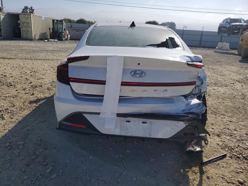 2022 Hyundai Sonata VIN KMHL64JA4NA174922 COPART salvage auction — REAR END, Ca - Salvage Certificate, sold $125 on 2026-07-21 (photo 6)