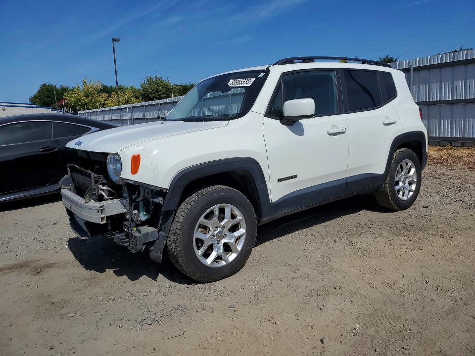 2016 Jeep Renegade VIN ZACCJBBT6GPD60715 COPART salvage auction — FRONT END, Ca - Salvage Certificate, sold $1,650 on 2026-07-09 (photo 1)