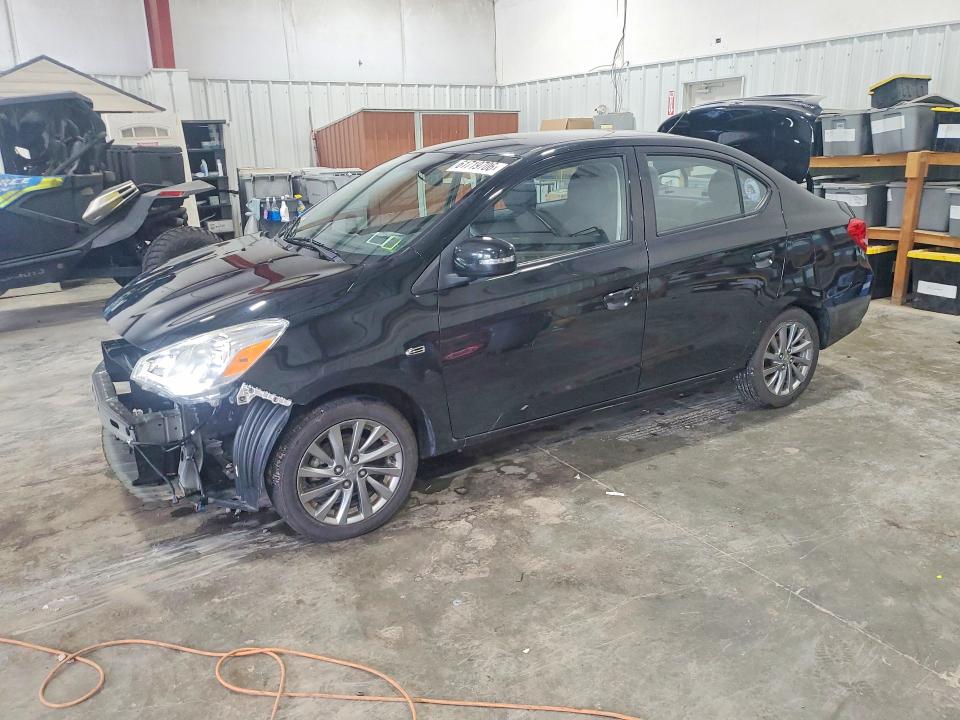 2018 Mitsubishi Mirage VIN ML32F4FJ3JHF04808 COPART salvage auction — FRONT END, NY - MV-907A SALVAGE CERTIFICATE, sold $325 on 2026-07-27 (photo 1)