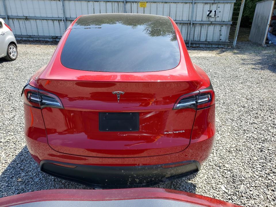 2023 Tesla Model y VIN 7SAYGDEE8PF674535 COPART salvage auction — FRONT END, WA - BILL OF SALE, sold $6,700 on 2026-07-27 (photo 6)