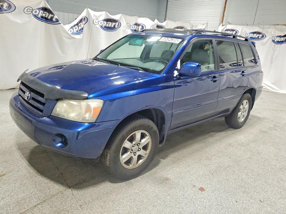2005 Toyota Highlander VIN JTEDP21A050080869 COPART salvage auction — MINOR DENT/SCRATCHES, Wv - Certificate Of Title, sold $1,200 on 2026-07-28 (photo 1)