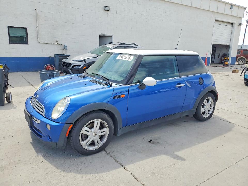 2006 Mini Cooper VIN WMWRC33516TK66848 COPART salvage auction — FRONT END, Ut - Salvage Certificate, sold $150 on 2026-08-10 (photo 1)
