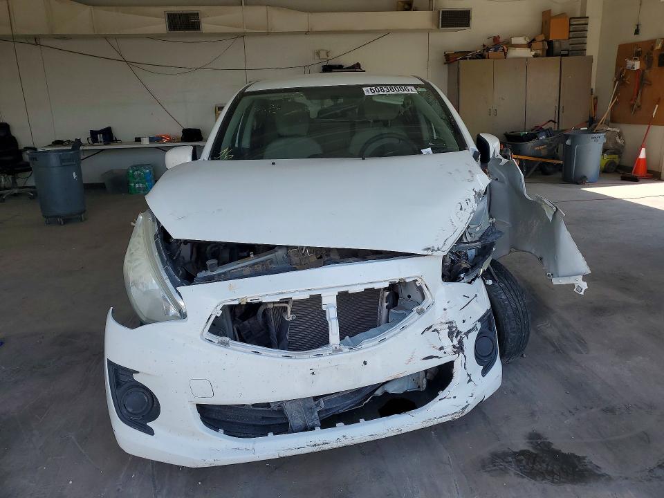 2018 Mitsubishi Mirage VIN ML32F3FJ3JHF09324 COPART salvage auction — FRONT END, Tx - Salvage Vehicle Title, sold $499 on 2026-09-09 (photo 5)