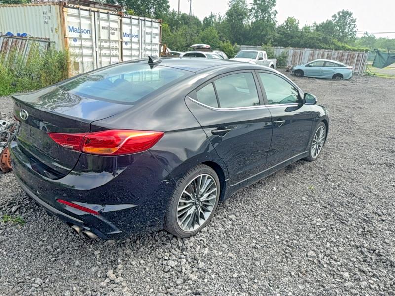 2018 Hyundai Elantra VIN KMHD04LB1JU684892 COPART salvage auction — MECHANICAL, Oh - Certificate Of Title (P), sold $1,450 on 2026-07-16 (photo 4)