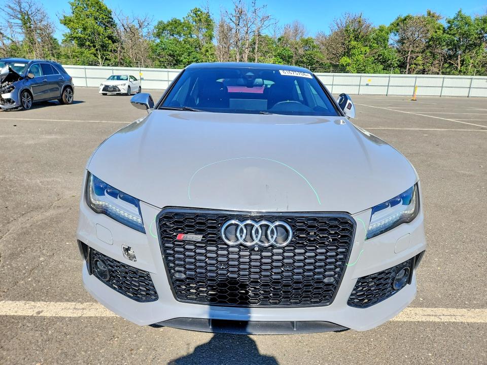 2014 Audi Rs7 VIN WUAW2AFC6EN902905 COPART salvage auction — REAR END, Id - Salvage Certificate Of Title, sold $12,000 on 2026-08-31 (photo 5)
