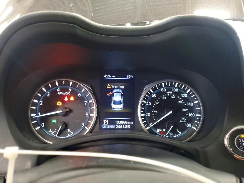 2018 Infiniti Q50 VIN JN1EV7AR7JM444955 COPART salvage auction — ROOF, Mn - Cert Of Title-Prior Salvage, sold $2,200 on 2026-07-18 (photo 9)