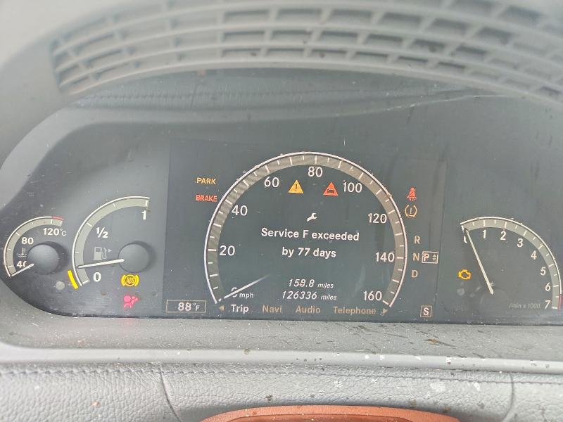 2007 Mercedes-benz Cl-class VIN WDDEJ71XX7A006731 COPART salvage auction — MINOR DENT/SCRATCHES, WV - CERTIFICATE OF TITLE, sold $8,100 on 2026-07-28 (photo 9)