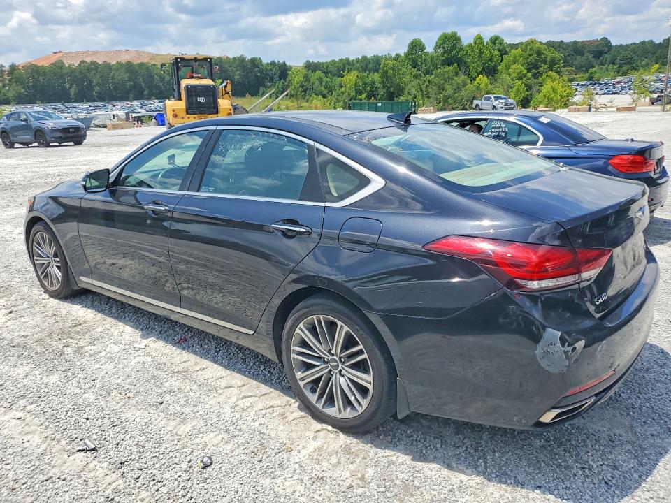 2018 Genesis G80 VIN KMHGN4JE7JU271001 COPART salvage auction — MECHANICAL, Ga - Certificate Of Title, sold $3,300 on 2026-07-29 (photo 2)