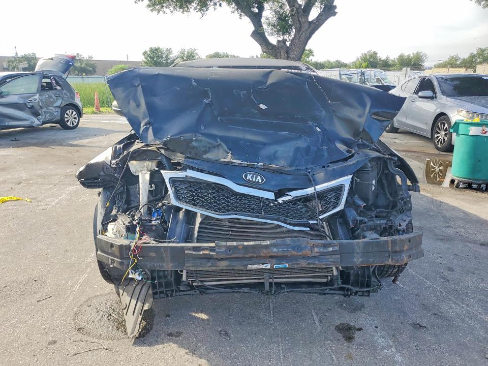 2013 Kia Optima VIN 5XXGM4A77DG151492 COPART salvage auction — FRONT END, Fl - Cert Of Title Slvg Rebuildable, sold $15 on 2026-07-30 (photo 5)