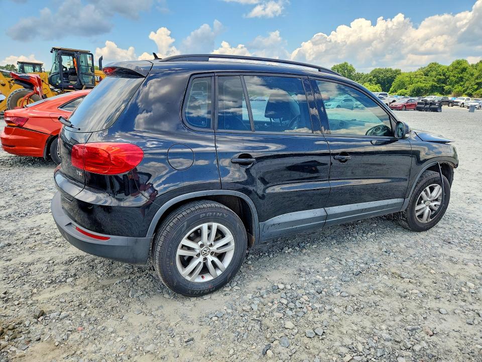2016 Volkswagen Tiguan VIN WVGAV7AX6GW599113 COPART salvage auction — FRONT END, Ga - Cert Of Title-Salvage, sold $750 on 2026-08-06 (photo 3)