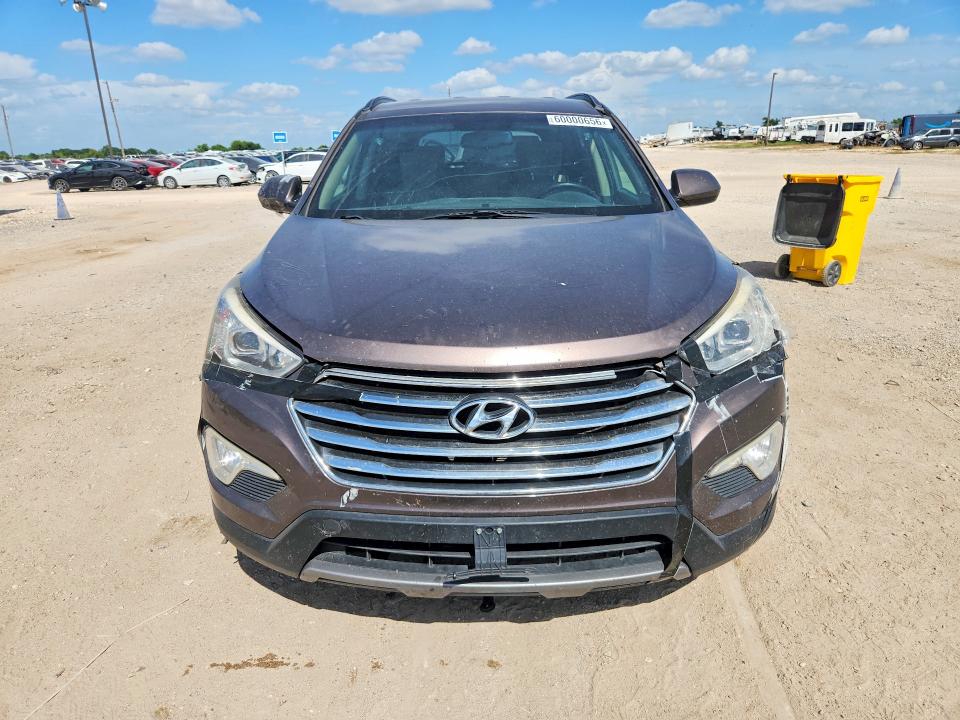 2013 Hyundai Santa fe VIN KM8SM4HF5DU015116 COPART salvage auction — FRONT END, Tx - Certificate Of Title, sold $900 on 2026-07-22 (photo 5)