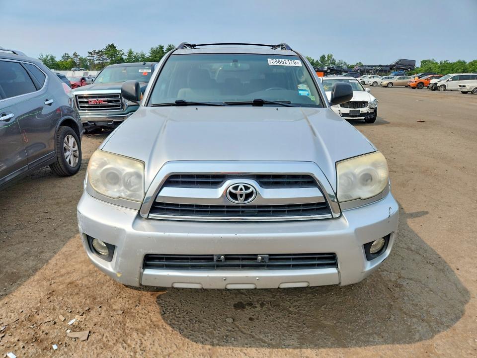 2007 Toyota 4runner VIN JTEBU14R278093400 COPART salvage auction — REAR END, CT - CERTIFICATE OF TITLE, sold $500 on 2026-07-24 (photo 5)