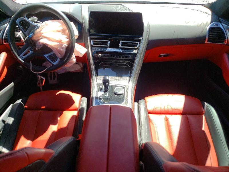 2025 BMW M8 VIN WBAGV8C05SCU70677 COPART salvage auction — FRONT END, Ca - Salvage Certificate, sold $33,750 on 2026-09-03 (photo 8)