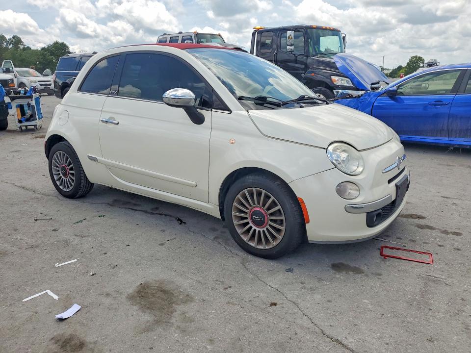 2012 Fiat 500 VIN 3C3CFFER4CT202020 COPART salvage auction — MINOR DENT/SCRATCHES, Tn - Salvage Certificate, sold $150 on 2026-08-03 (photo 4)