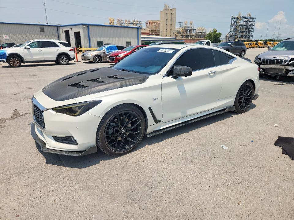 2020 Infiniti Q60 VIN JN1EV7EL2LM380378 — COPART salvage auction photo
