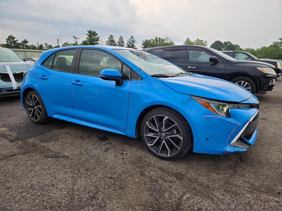 2021 Toyota Corolla VIN JTNC4MBE5M3120281 COPART salvage auction — FRONT END, Pa - Certificate Of Salvage, sold $6,600 on 2026-07-31 (photo 4)