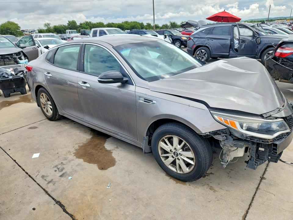 2016 Kia Optima VIN 5XXGT4L32GG009570 COPART salvage auction — FRONT END, Tx - Certificate Of Title, sold $550 on 2026-07-20 (photo 4)