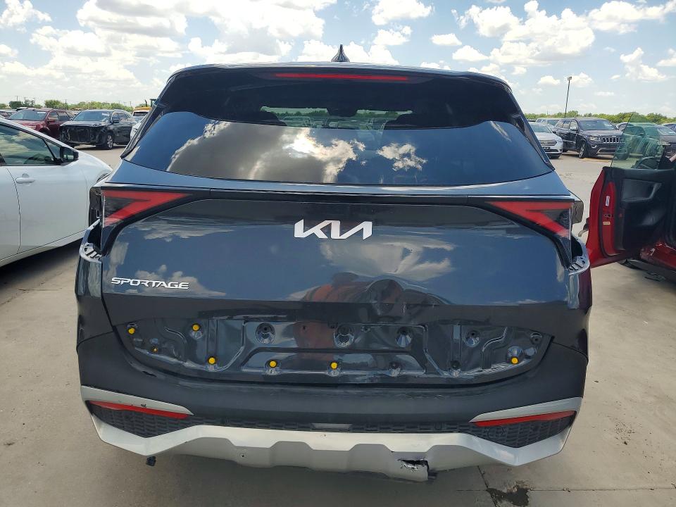 2023 Kia Sportage VIN KNDPU3AFXP7163747 COPART salvage auction — REAR END, TX - CERTIFICATE OF TITLE, sold $6,000 on 2026-07-15 (photo 6)