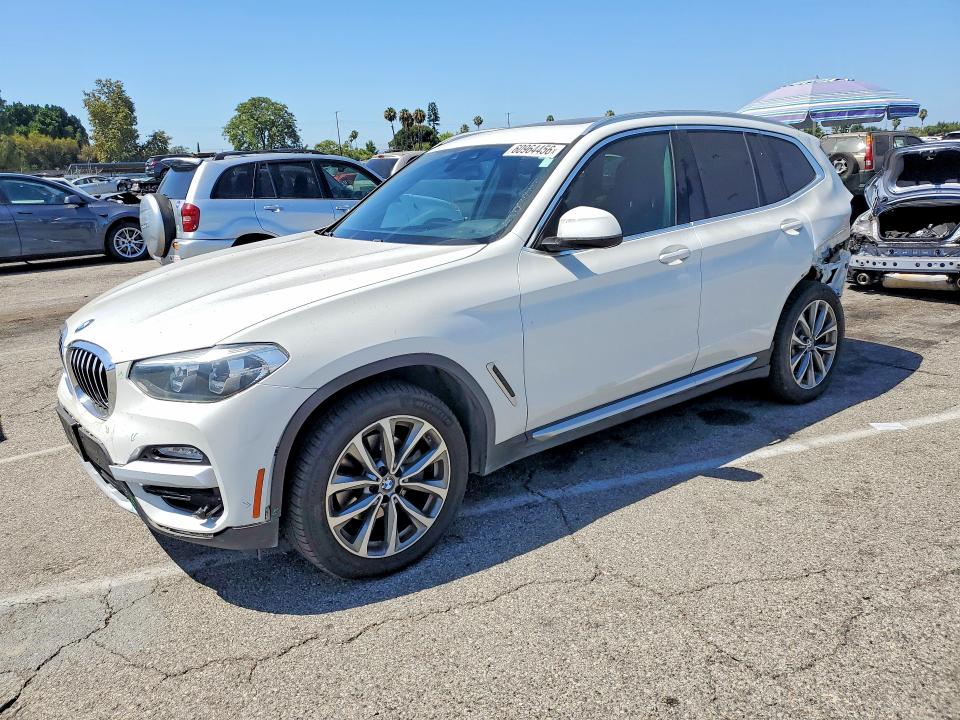2019 BMW X3 VIN 5UXTR7C57KLE98476 COPART salvage auction — REAR END, Ca - Salvage Certificate, sold $5,600 on 2026-07-21 (photo 1)