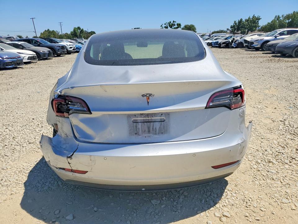 2018 Tesla Model 3 VIN 5YJ3E1EA6JF078498 COPART salvage auction — REAR END, Ca - Salvage Certificate, sold $4,400 on 2026-07-28 (photo 6)