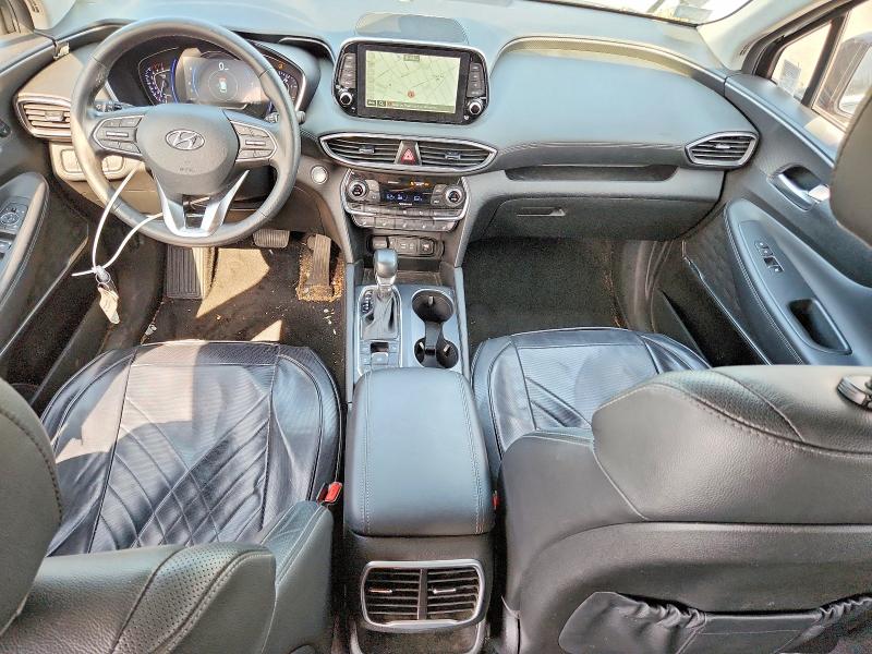 2020 Hyundai Santa fe VIN 5NMS5CAA0LH255612 COPART salvage auction — REAR END, Ny - Mv-907A Salvage Certificate, sold $8,300 on 2026-08-21 (photo 8)