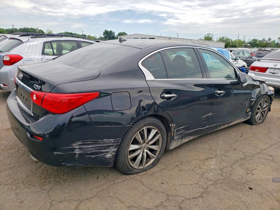 2016 Infiniti Q50 VIN JN1CV7AR7GM251284 COPART salvage auction — FRONT END, Ct - Cert Of Title-Salvage, sold $1,050 on 2026-07-31 (photo 3)