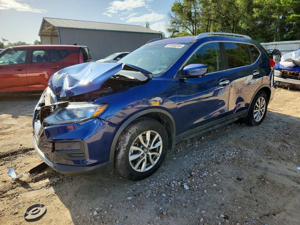 2017 Nissan Rogue VIN KNMAT2MT1HP546207 COPART salvage auction — FRONT END, FL - CERT OF TITLE SLVG REBUILDABLE, sold $550 on 2026-07-24 (photo 1)