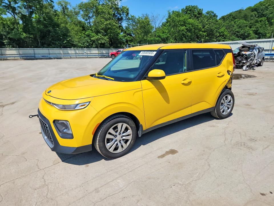 2020 Kia Soul VIN KNDJ23AU7L7047376 COPART salvage auction — REAR END, Pa - Certificate Of Salvage, sold $2,150 on 2026-07-23 (photo 1)