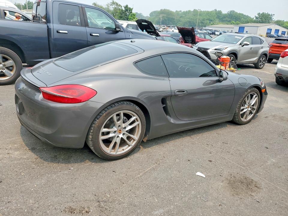 2014 Porsche Cayman VIN WP0AA2A82EK170311 COPART salvage auction — MINOR DENT/SCRATCHES, Nj - Cert Of Title W/Salvage Histor, sold $12,500 on 2026-07-28 (photo 3)