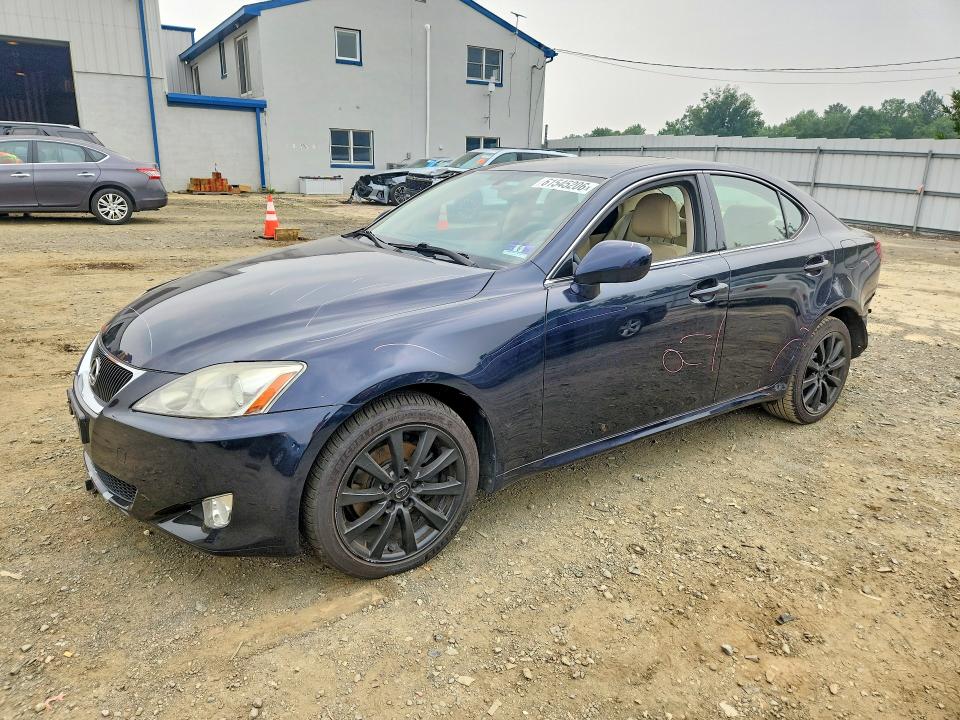 2007 Lexus Is 250 VIN JTHCK262375014160 COPART salvage auction — FRONT END, Nj - Cert Of Title-Salvage, sold $275 on 2026-07-22 (photo 1)