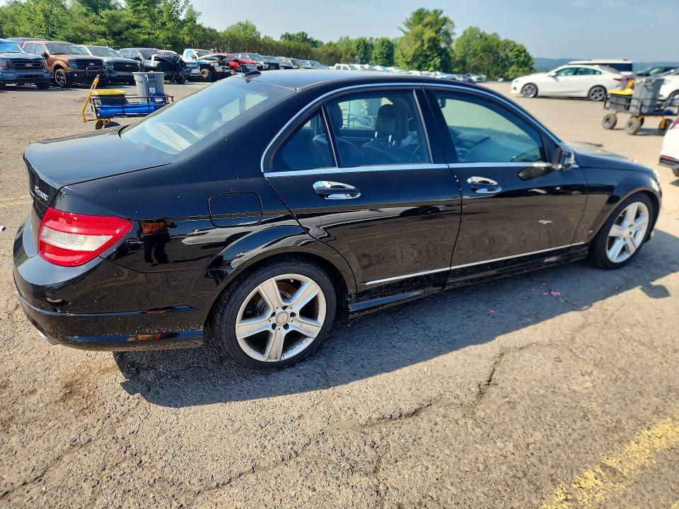 2011 Mercedes-benz C class VIN WDDGF8BB6BR177361 COPART salvage auction — MECHANICAL, PA - CERTIFICATE OF SALVAGE, sold $175 on 2026-07-28 (photo 3)