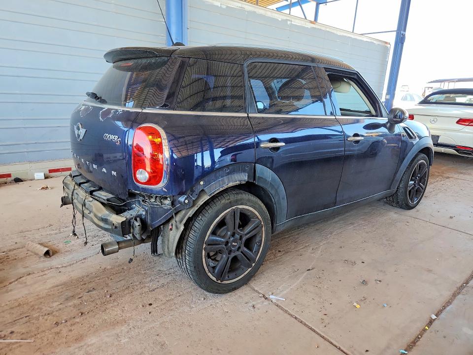 2014 Mini Cooper VIN WMWZC3C57EWP28472 COPART salvage auction — REAR END, Az - Cert Of Title - Salvage, sold $550 on 2026-08-13 (photo 3)
