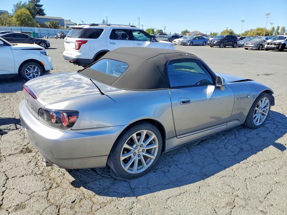 2007 Honda S2000 VIN JHMAP21457S000490 COPART salvage auction — FRONT END, Ca - Salvage Certificate, sold $5,500 on 2026-07-31 (photo 3)