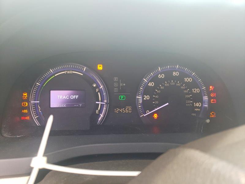 2010 Lexus Hs 250h VIN JTHBB1BA9A2026468 COPART salvage auction — FRONT END, KY - BILL OF SALE/PART ONLY/NO TITL, sold $125 on 2026-07-23 (photo 9)