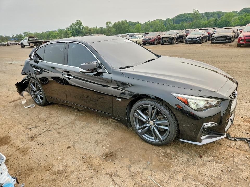 2019 Infiniti Q50 VIN JN1EV7AR7KM591973 COPART salvage auction — REAR END, Ct - Cert Of Title-Salvage, sold $1,300 on 2026-07-28 (photo 4)