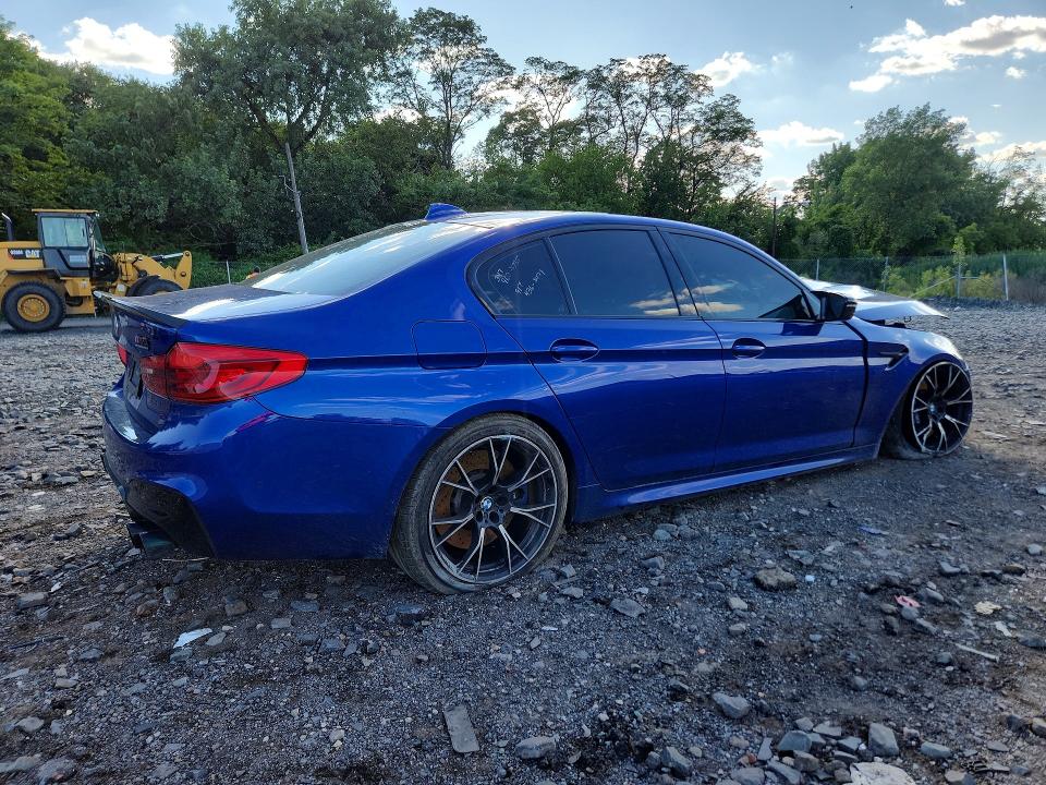 2019 BMW M5 VIN WBSJF0C59KB446979 COPART salvage auction — FRONT END, Ny - Mv-907A Salvage Certificate, sold $9,500 on 2026-08-04 (photo 3)