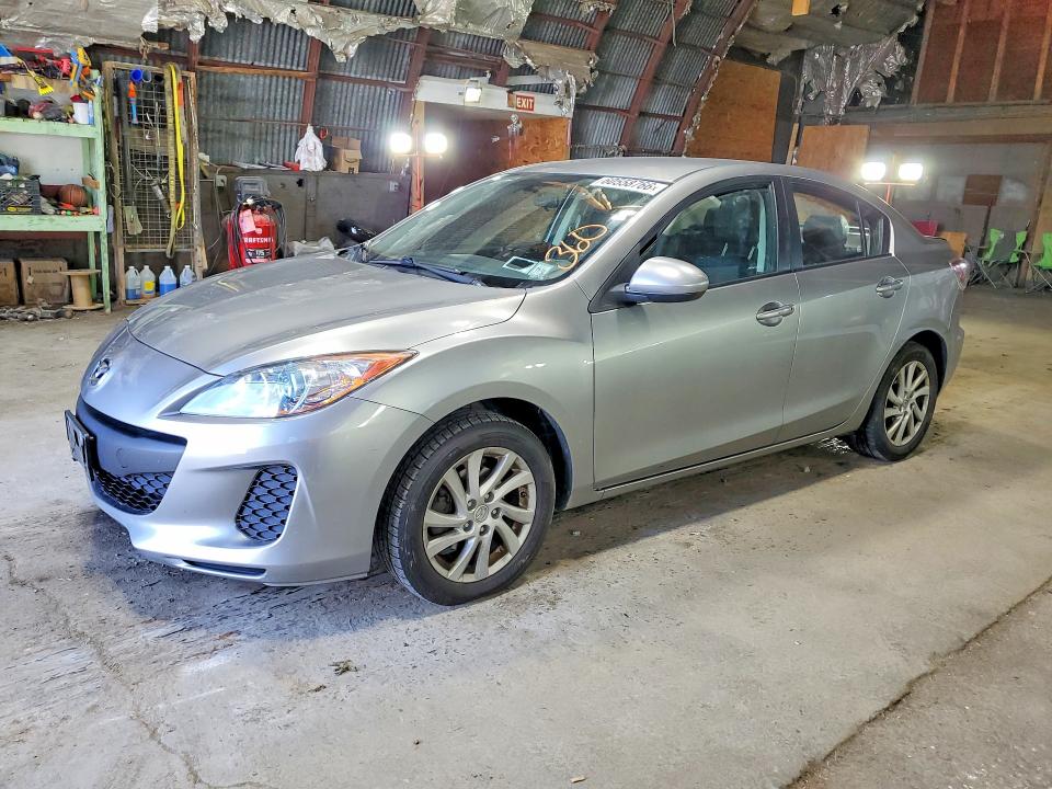2012 Mazda 3 VIN JM1BL1V81C1574805 COPART salvage auction — REAR END, Ny - Mv-907A Salvage Certificate, sold $725 on 2026-07-13 (photo 1)