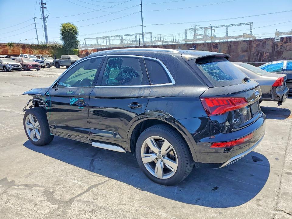 2019 Audi Q5 VIN WA1ANAFY2K2023564 COPART salvage auction — FRONT END, Ca - Salvage Certificate, sold $5,900 on 2026-07-31 (photo 2)