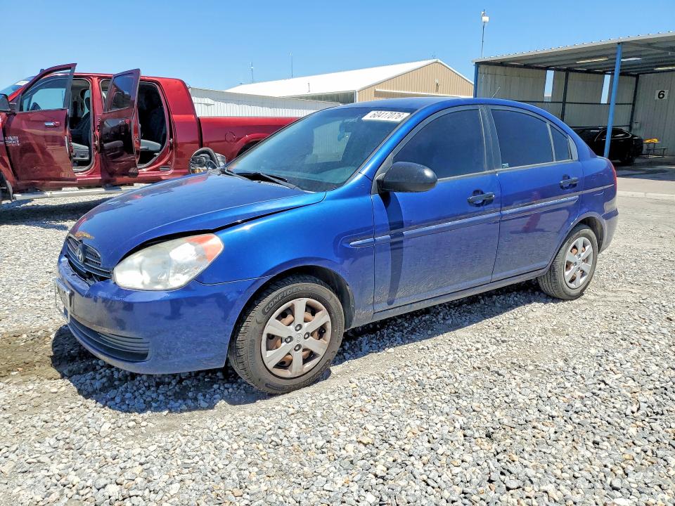 2010 Hyundai Accent VIN KMHCN4AC8AU477487 COPART salvage auction — FRONT END, CO - PUBLIC - SALVAGE TITLE (P), sold $350 on 2026-07-28 (photo 1)