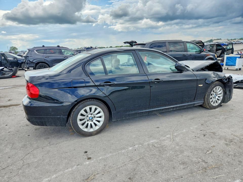 2009 BMW 3 series VIN WBAPH73539E127345 COPART salvage auction — FRONT END, Tn - Salvage Certificate, sold $150 on 2026-08-03 (photo 3)