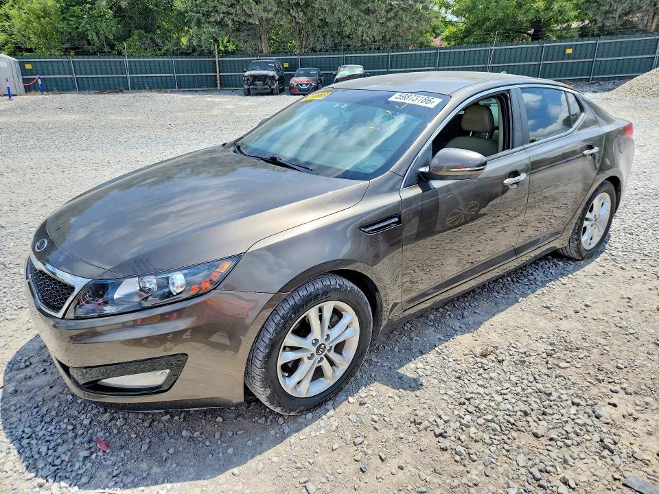 2011 Kia Optima VIN KNAGN4A70B5071110 COPART salvage auction — FRONT END, Tn - Salvage Certificate, sold $175 on 2026-07-21 (photo 1)
