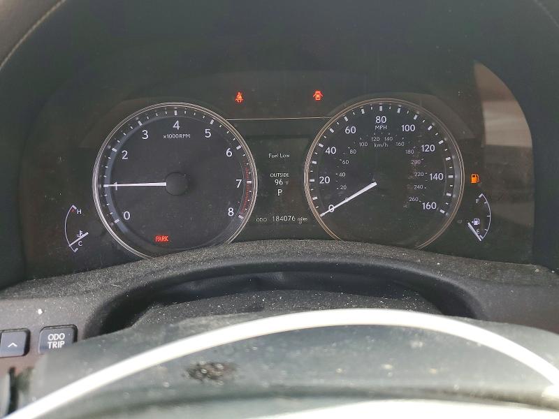 2013 Lexus Gs 350 VIN JTHCE1BLXD5014880 COPART salvage auction — FRONT END, TX - CERTIFICATE OF TITLE (P), sold $2,200 on 2026-07-23 (photo 9)