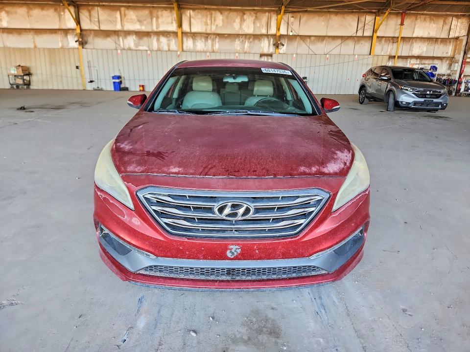 2016 Hyundai Sonata VIN 5NPE34AF1GH419821 COPART salvage auction — MECHANICAL, Az - Certificate Of Title, sold $1,200 on 2026-07-22 (photo 5)